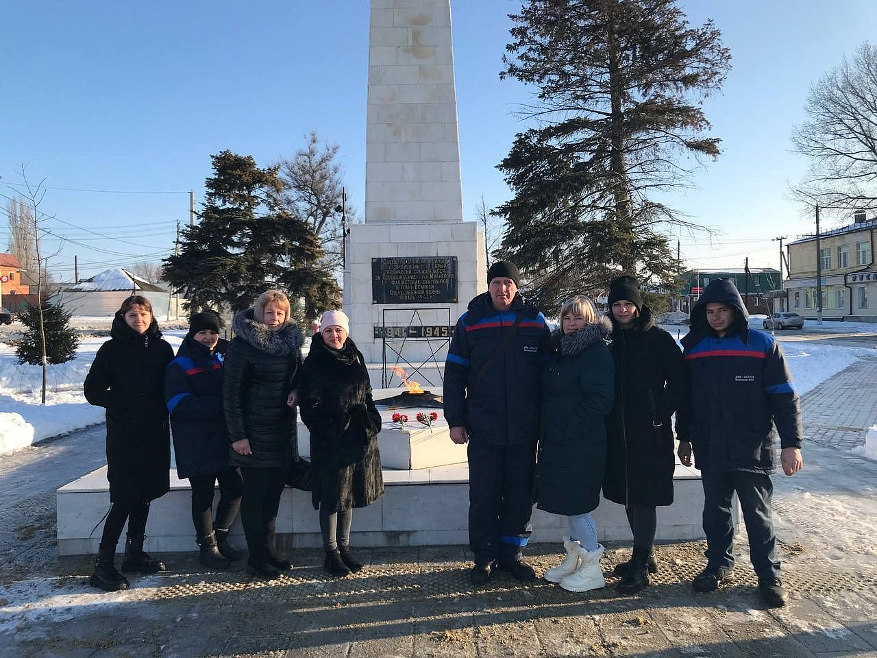 Миллеровские энергетики почтили память воинов Великой Отечественной войны